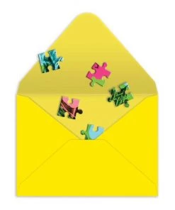 HausOfRex Looking Playing Loving Andy Warhol Greeting Card Puzzle: Flowers