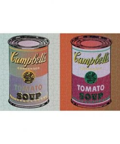 HausOfRex Andy Warhol Lenticular Jigsaw Puzzle: Soup Cans, 300 Pcs. Looking Playing Loving