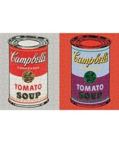 HausOfRex Andy Warhol Lenticular Jigsaw Puzzle: Soup Cans, 300 Pcs. Looking Playing Loving