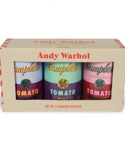 HausOfRex Looking Playing Loving Andy Warhol Shaped & Canned Puzzles: Soup Cans