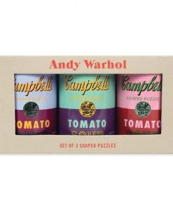 HausOfRex Looking Playing Loving Andy Warhol Shaped & Canned Puzzles: Soup Cans