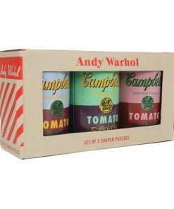HausOfRex Looking Playing Loving Andy Warhol Shaped & Canned Puzzles: Soup Cans