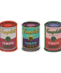 HausOfRex Looking Playing Loving Andy Warhol Shaped & Canned Puzzles: Soup Cans