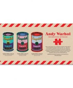 HausOfRex Looking Playing Loving Andy Warhol Shaped & Canned Puzzles: Soup Cans