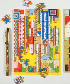 HausOfRex Frank Lloyd Wright Greeting Card Puzzle: Saguaro Forms & Cactus Flowers