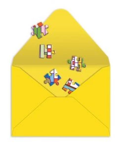 HausOfRex Frank Lloyd Wright Greeting Card Puzzle: Saguaro Forms & Cactus Flowers