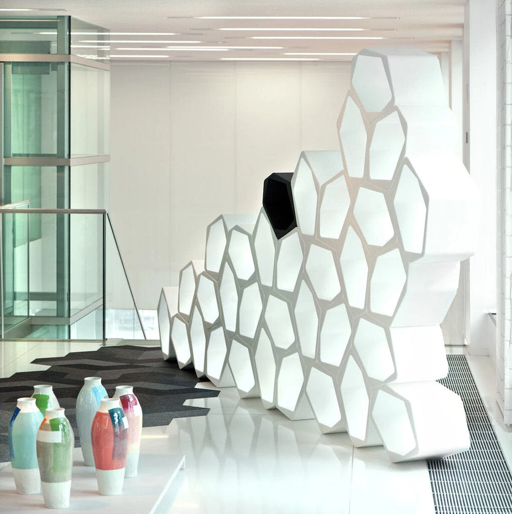 HausOfRex HIVE Modular Shelving Cell, OPEN WHITE Living 4 HausOfRex HIVE Modular Shelving Cell, OPEN WHITE Living