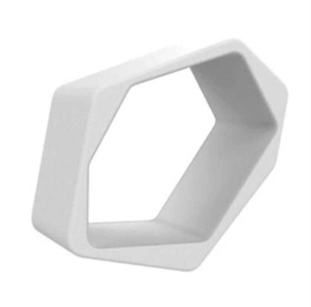 HausOfRex HIVE Modular Shelving Cell, OPEN WHITE Living 1 HausOfRex HIVE Modular Shelving Cell, OPEN WHITE Living