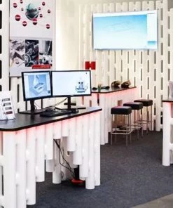 HausOfRex FLEX Modular Wall Links, WHITE (Set Of 10)