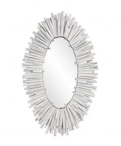 HausOfRex White Witch Whitewash Oval Mirror