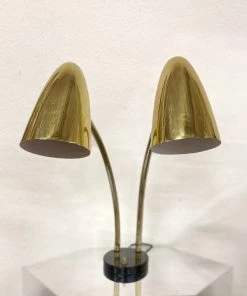 HausOfRex Gold Office Double Desk Lamp