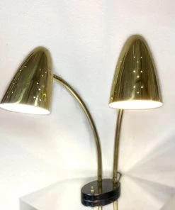 HausOfRex Gold Office Double Desk Lamp