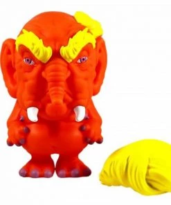 HausOfRex Trunk The Orange Elephant By Ron English Vinyl Art Figure, 2018 Looking Playing Loving