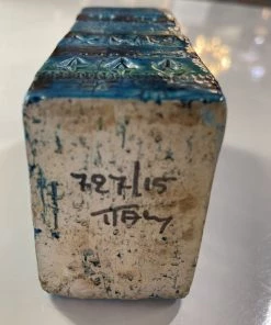 Rosenthal Bitossi Vase By Aldo Londi Rimini Blue Collection C1960s Looking Playing Loving