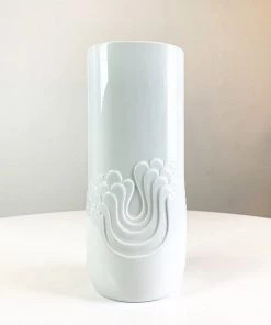 HausOfRex Looking Playing Loving Vintage Thomas/Rosenthal Porcelain Vase, Model Blütenfest By Tapio Wikkala Ca1960s