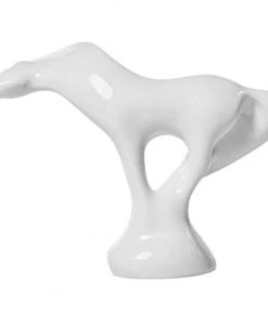 HausOfRex Looking Playing Loving Porcelain Sculpture Horse By Jaroslav Jezek For Royal Dux Porcelain C1960s