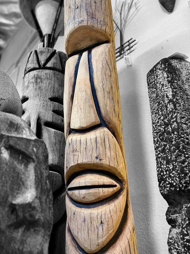 HausOfRex Tiki Totem 50" To 60" Tall 1 HausOfRex Tiki Totem 50" To 60" Tall