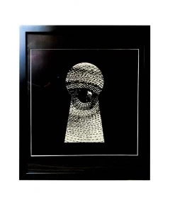 HausOfRex Fornasetti Keyhole Peek, Framed