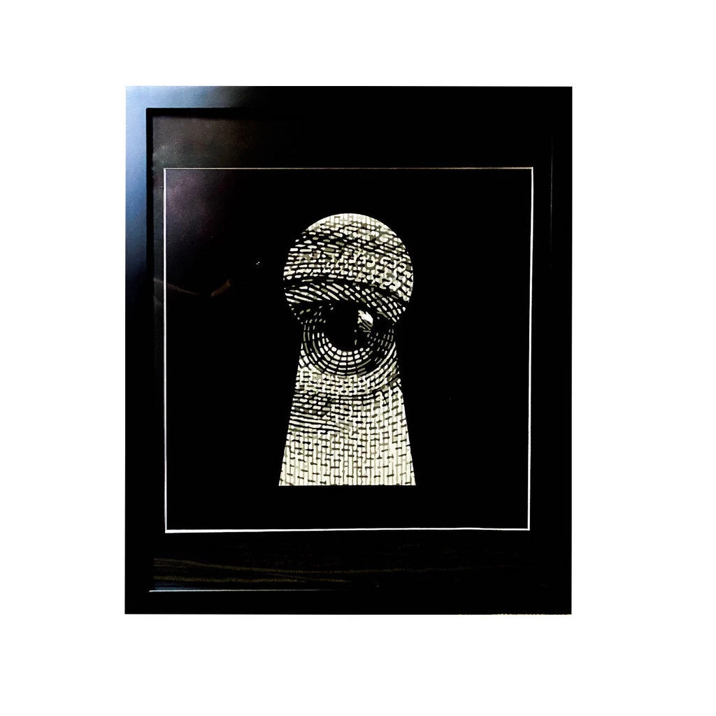 HausOfRex Fornasetti Keyhole Peek, Framed 1 HausOfRex Fornasetti Keyhole Peek, Framed