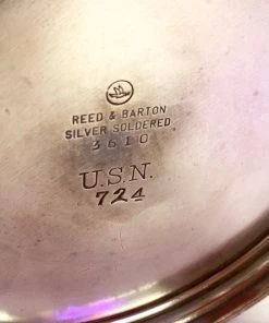 HausOfRex Reed & Barton US Navy Silver Soldered Chocolate / Coffee Pot