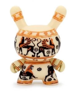 HausOfRex Looking Playing Loving The Met 3" Showpiece Dunny - Greek Terracotta Vase