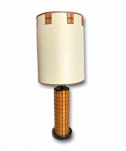 HausOfRex Gridded Wood Lamp Lighting