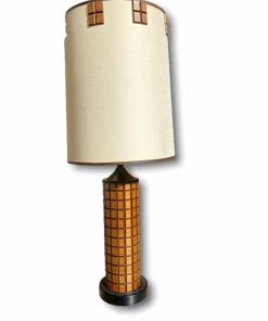 HausOfRex Gridded Wood Lamp Lighting
