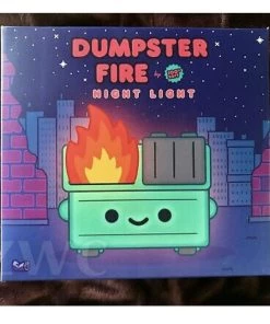 HausOfRex Looking Playing Loving Dumpster Fire Night Light