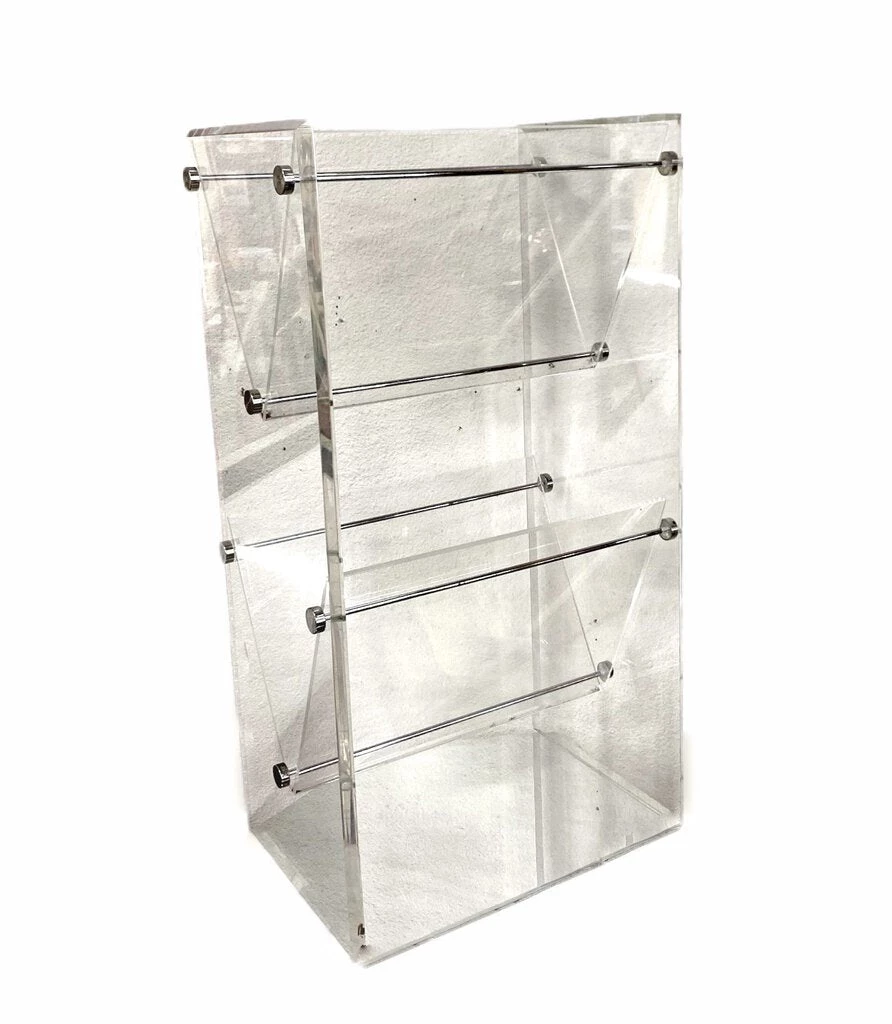 HausOfRex Double-Decker Lucite Mag-Rack 1 HausOfRex Double-Decker Lucite Mag-Rack