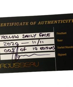 HausOfRex Laser Cut Acrylic Artwork 23? X 23? Black Gloss Acrylic On Yellow Gloss Background. Mounted In Black Frame With Glass. Looking Playing Loving