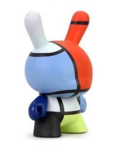 HausOfRex Looking Playing Loving The Met 3" Mondrian Showpiece Dunny 13 HausOfRex Looking Playing Loving The Met 3