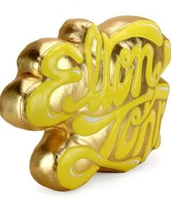 HausOfRex Looking Playing Loving Elton John Gold Logo Plush Pillow 16"