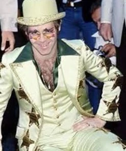 HausOfRex Looking Playing Loving Elton John Gold Logo Plush Pillow 16