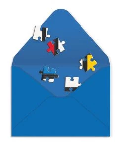 HausOfRex Mondrian Greeting Card Puzzle By MoMA