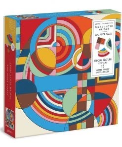 HausOfRex Looking Playing Loving Frank Lloyd Wright Hoffman House Rug Jigsaw 500 Pcs.