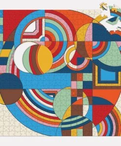 HausOfRex Looking Playing Loving Frank Lloyd Wright Hoffman House Rug Jigsaw 500 Pcs.