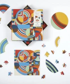 HausOfRex Looking Playing Loving Frank Lloyd Wright Hoffman House Rug Jigsaw 500 Pcs.