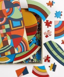 HausOfRex Looking Playing Loving Frank Lloyd Wright Hoffman House Rug Jigsaw 500 Pcs.