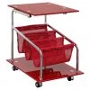 HausOfRex Accent Storage Table Red Living