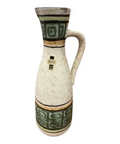 HausOfRex Vintage German JASBA Ceramic Jug, Vase, Pottery Mid Century Looking Playing Loving