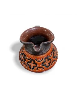 HausOfRex Looking Playing Loving Bitossi CARTA FIORENTINA Arabesque Motif Pitcher 1960's By Aldo Londi