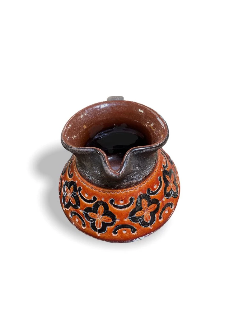 HausOfRex Looking Playing Loving Bitossi CARTA FIORENTINA Arabesque Motif Pitcher 1960's By Aldo Londi 2 HausOfRex Looking Playing Loving Bitossi CARTA FIORENTINA Arabesque Motif Pitcher 1960's By Aldo Londi