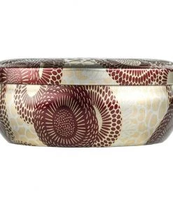 HausOfRex Voluspa Gilt Pomander & Hinoki 3 Wick Candle Tin
