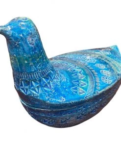 HausOfRex Bitossi Aldo Londi MCM Ceramic Bird Covered Bowl