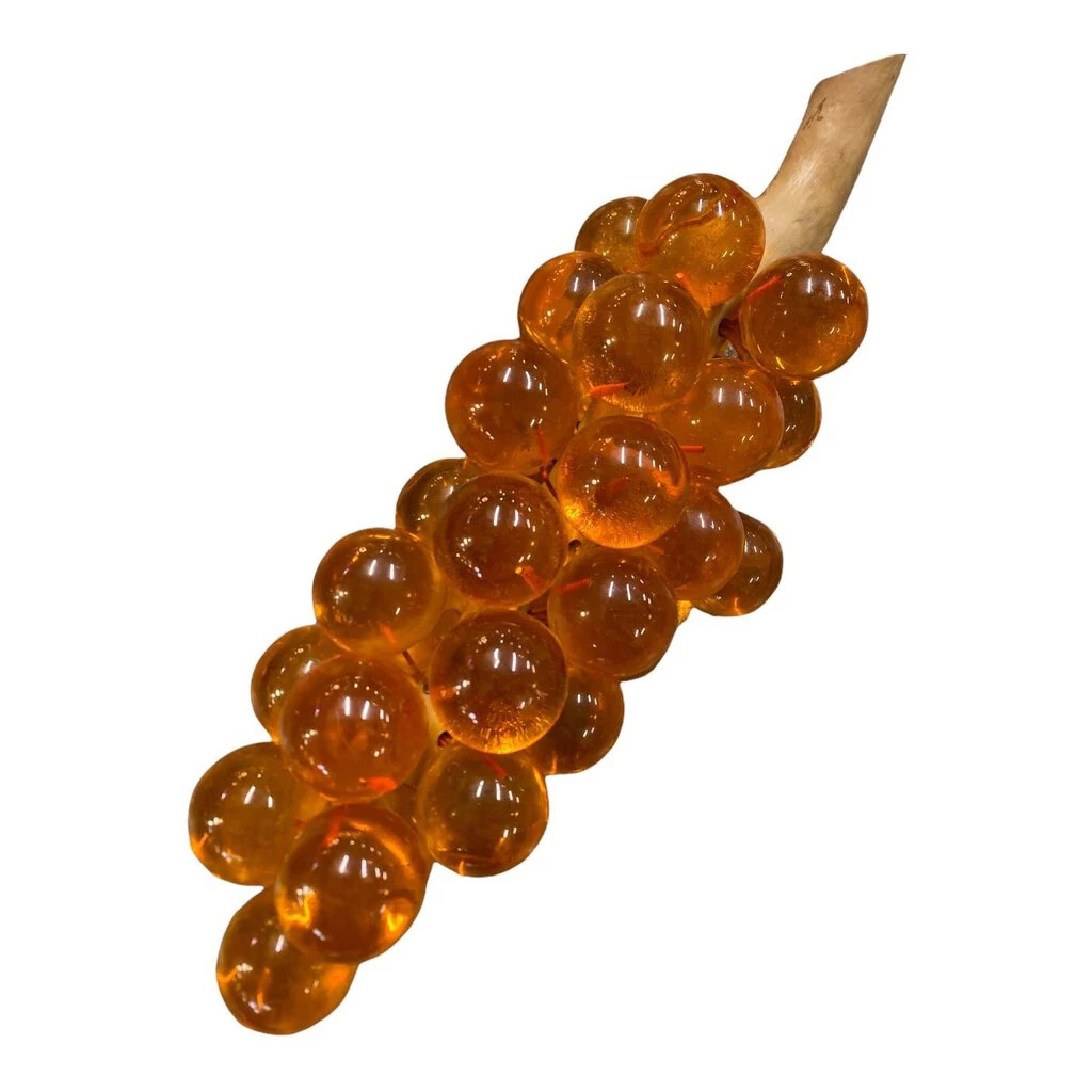 HausOfRex Mid Century Lucite Grapes - Large Looking Playing Loving 2 HausOfRex Mid Century Lucite Grapes - Large Looking Playing Loving