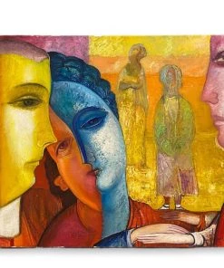 HausOfRex Gevorg Yeghiazarian, "The Colors Of Excitement," Oil On Canvas, Signed