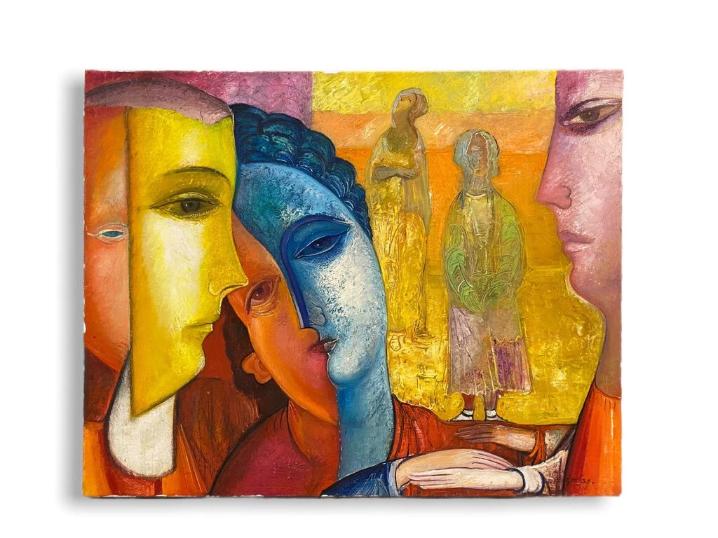 HausOfRex Gevorg Yeghiazarian, "The Colors Of Excitement," Oil On Canvas, Signed 1 HausOfRex Gevorg Yeghiazarian, "The Colors Of Excitement," Oil On Canvas, Signed