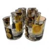 HausOfRex Mid Century Gold Coin Old Fashioned Glasses