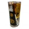 HausOfRex Dining Mid Century Gold Coin Highball Glasses