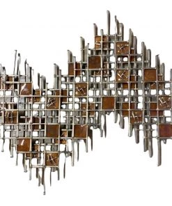 HausOfRex Looking Playing Loving R Schmidt Brutalist Nail Wall Sculpture